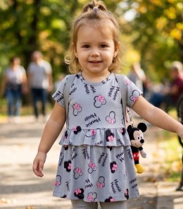 Платье CHN "Minnie" серый 2-3-4-5 лет