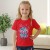 Футболка "Barbie" красная, девочка 5-6-7-8 лет, фото
