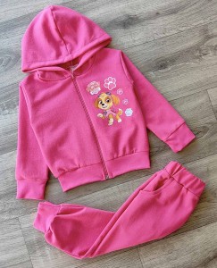 Костюм «Paw» малиновый, девочка 9-12мес-2-3-4 лет