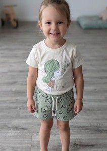Костюм Partner «Love» зеленый, девочка 2-3-4-5 лет
