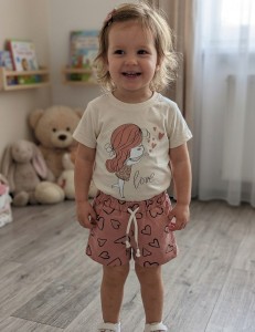 Костюм Partner «Love» теракотовый, девочка 2-3-4-5 лет