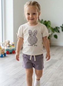 Костюм Partner «Rabitt day» фиолетовый, девочка 2-3-4-5 лет