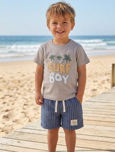 Костюм Partner «Surf Boy» коричневый, мальчик 9-12-18-24 месяцев