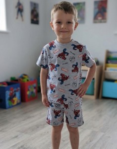 Костюм "Spider-Man" серый, мальчик 3-4-5-6-7 лет