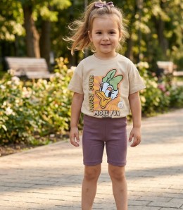 Костюм «Daisy Duck» бежевый, девочка 6-9-12-18 месяцев