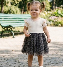 Сукня Miss Lily "Плями", бежевий, 2-3-4-5 років