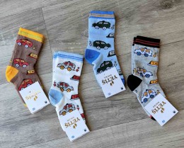 Носочки Yetis Baby «Taxi» микс цветов, мальчик 0-12 месяцев