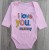 Боді Findik "I Love you Mummy", рожевий, дівчинка 3-6-9-12-18 місяців, фото 1