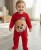 Человечек Murat Baby "Мишка" красный, унисекс 3-6-9-12 месяцев, фото