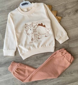 Костюм Babyhi «Динозаврик» коричневий, хлопчик 9-12-18 місяців