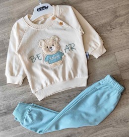 Костюм Babyhi «Bear» зелений (м'ятний/бірюзовий), хлопчик 9-12-18 місяців
