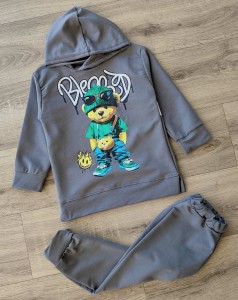 Костюм "Мишка" серый(графитовый), мальчик 2-4-5-6 лет