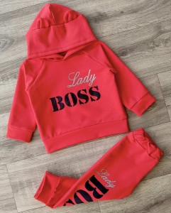 Костюм "Lady Boss" червоний, дівчинка 1-1,5-2-4 років