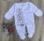 Человечек "My little bunny" белый, унисекс 0-3-6 месяцев, фото 1