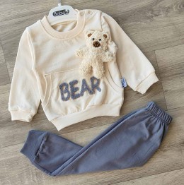 Костюм Babyhi «Bear» сірий(графітовий), хлопчик 9-12-18 місяців
