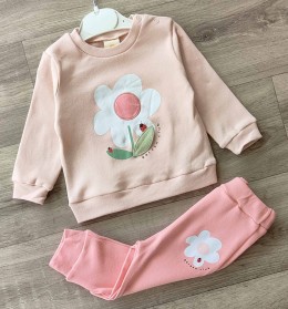 Костюм Via Kids "Garden ciub" персиковий, дівчинка 9-12-18-24 місяців