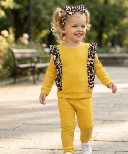 Костюм Murat «Лео» горчичный, девочка 2-3-4-5 лет