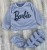 Костюм «Barbie» серый, девочка 9-12-24-36 месяцев, фото 1