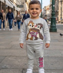 Костюм Murat «Chip&Dale» серый, девочка 2-3-4-5 лет