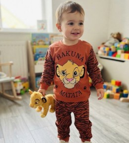 Пижама Supermini «Hakuna Matata» оранжевый, мальчик 4-5-6 лет