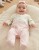 Человечек Pera Bebe «Цветочки» персиковый, девочка 3-6-9 месяцев, фото