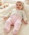 Человечек Pera Bebe «Цветочки» розовый, девочка 3-6-9 месяцев, фото
