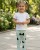 Лосины «Minnie» бирюзовый, девочка 1-2-3-4-5 лет, фото