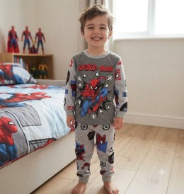 Піжама «Spider-man» сірий, хлопчик 2-3-4-5-6 років