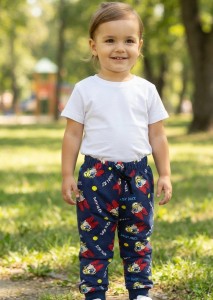 Спортивные штаны Eser «Daisy» темно-синий, девочка 1-2-3-4 года