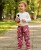Спортивные штаны Eser «Mickey&Minnie» малиновый, девочка 5-6-7-8 лет, фото