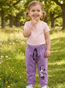 Спортивные штаны Eser «Minnie» сиреневый, девочка 5-6-7-8 лет
