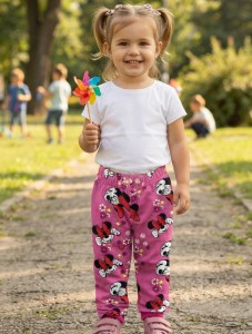 Спортивные штаны Eser «Minnie» малиновый, девочка 5-6-7-8 лет