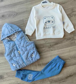 Костюм Babyhi "Мишка" синий, мальчик 9-12-18 месяцев