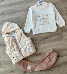 Костюм Babyhi "Мишка" коричневый, мальчик 9-12-18 месяцев