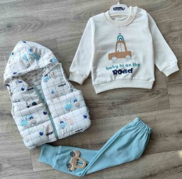 Костюм Babyhi "Road" зелений (м'ятний/бірюзовий), хлопчик 9-12-18 місяців