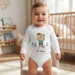 Боді Findik «Little gentleman» білий, хлопчик 3-6-9-12-18 місяців