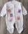 Чоловічок Kids Wear «Квіточки» молочний, дівчинка 0-3-6 місяців, фото 1