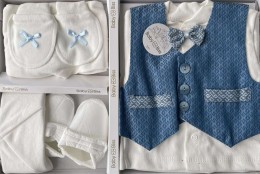 Комплект Baby Biss "Джентльмен" яскраво-синій, хлопчик 0-6 місяців