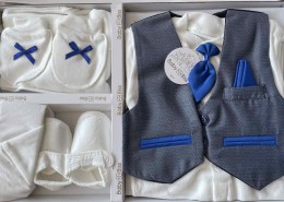 Комплект Baby Biss "Classic" синий, мальчик 3-6 месяцев