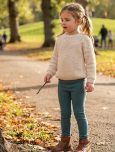 Лосины Locco "Рубчик" зелёные 9-10-11-12 лет