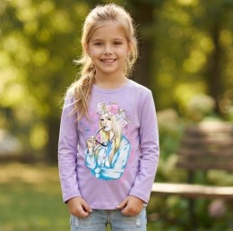 Реглан Milano "Красотка" сиреневый, девочка 8-9-10-11-12 лет