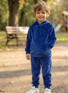 Костюм "Велюр" синий, унисекс 3-5-7-9 лет