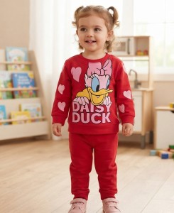 Костюм "Daisy Duck" красный, девочка 3-5-7-9 лет