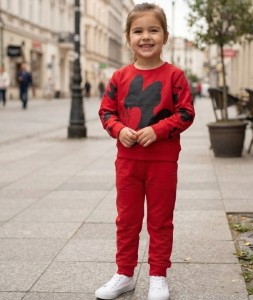 Костюм "Minnie" красный, девочка 3-5-7-9 лет