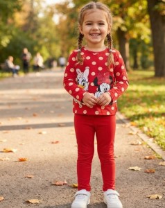 Костюм My Bella "Disney" червоний, дівчинка 6-9-12-18 місяців