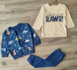 Костюм Feely Kids "Rawr!" синій(темний), хлопчик 9-12-18-24 місяців