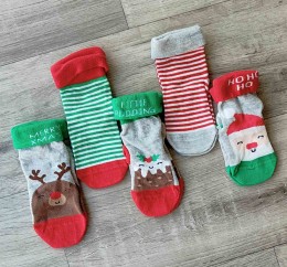 Шкарпетки «Ho ho ho» мікс кольорів, унісекс 12 місяців