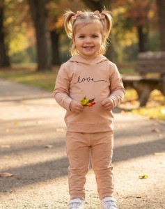 Костюм My Bella "Love" бежевый, девочка 2-3-4-5 лет