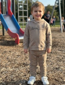 Костюм My Bella "Love" коричневый, девочка 2-3-4-5 лет