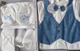 Комплект Baby Biss "Джентльмен" ярко-синий, мальчик 0-6 месяцев